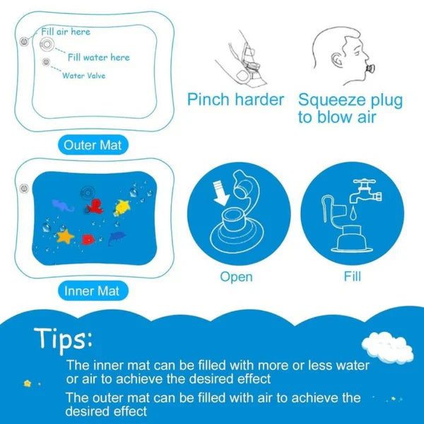 Baby Water Play Mat for Toddlers