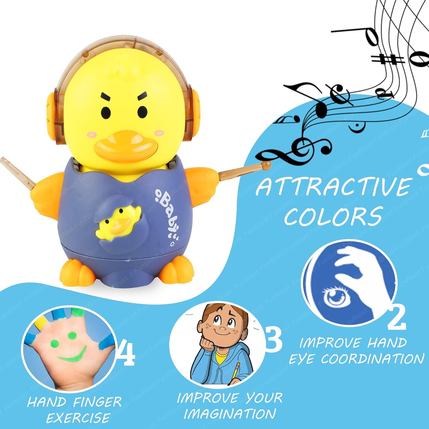 Musical Dancing Duck Toy