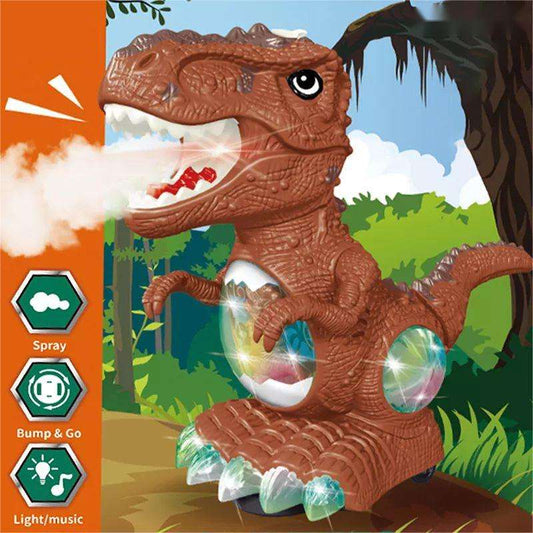 Musical Dinosaur with Atomization Spray Smoke Effect, Birthday Toy Gift