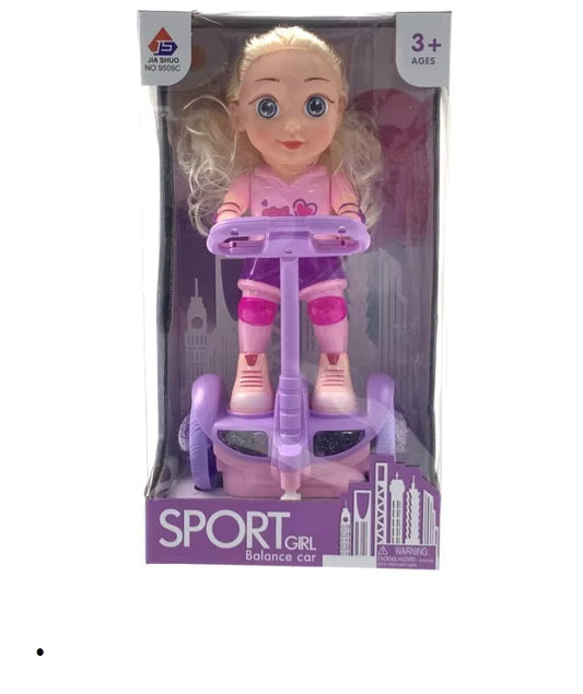 New Sport Girl Balance Car Doll for Girls