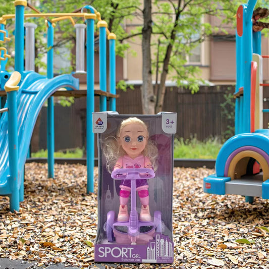New Sport Girl Balance Car Doll for Girls