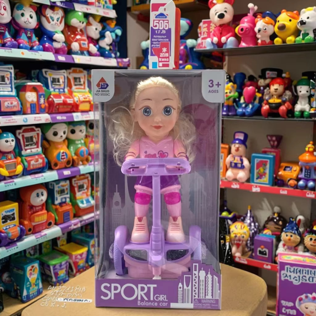 New Sport Girl Balance Car Doll for Girls