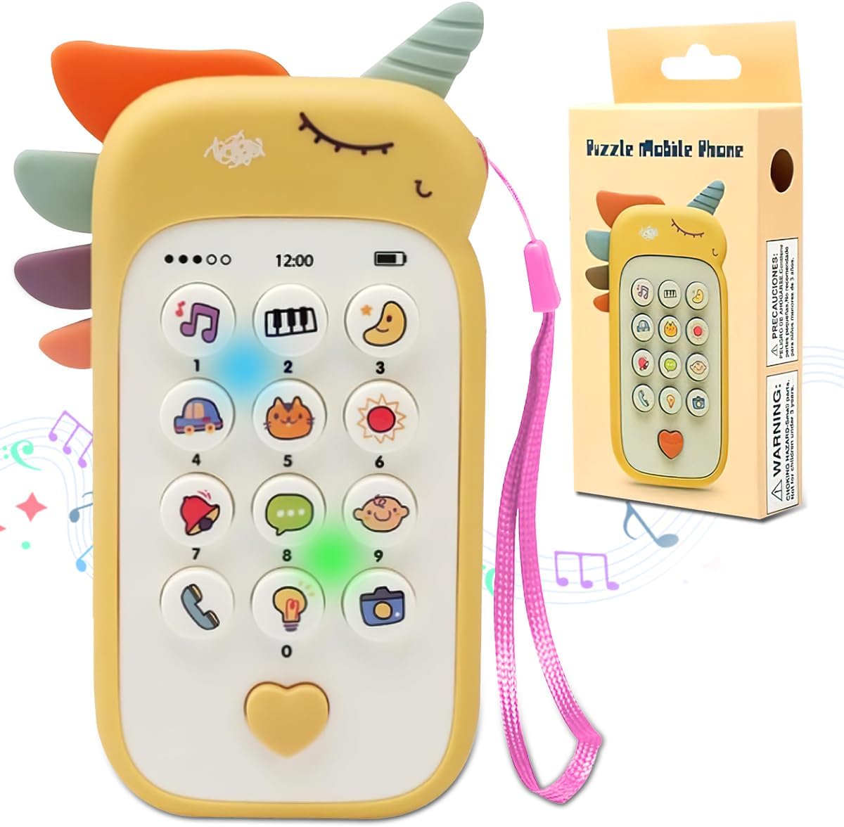 Musical Mobile Phone and Teething Toy