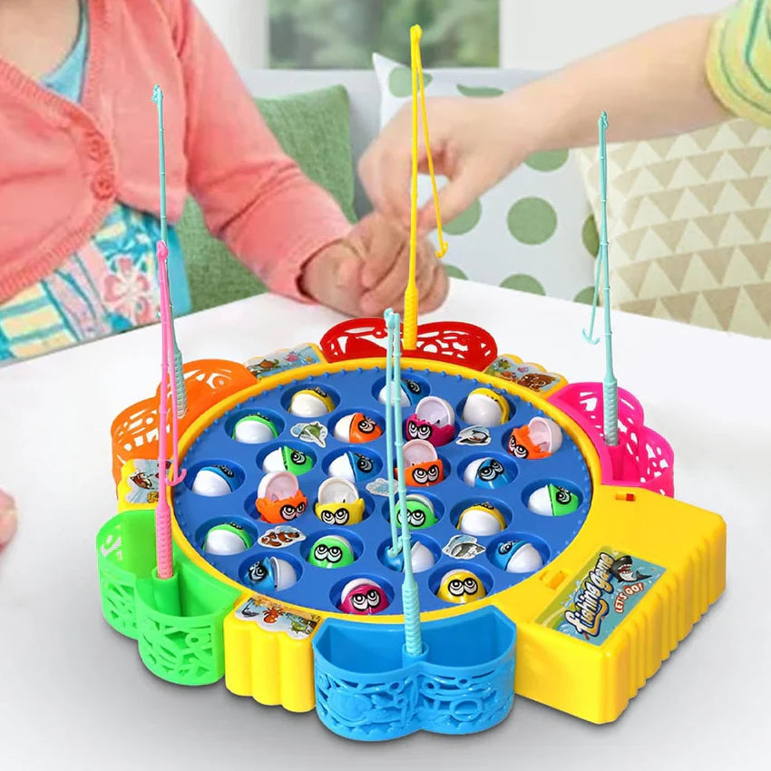 Electric Fishing Paly Set Game for Kids