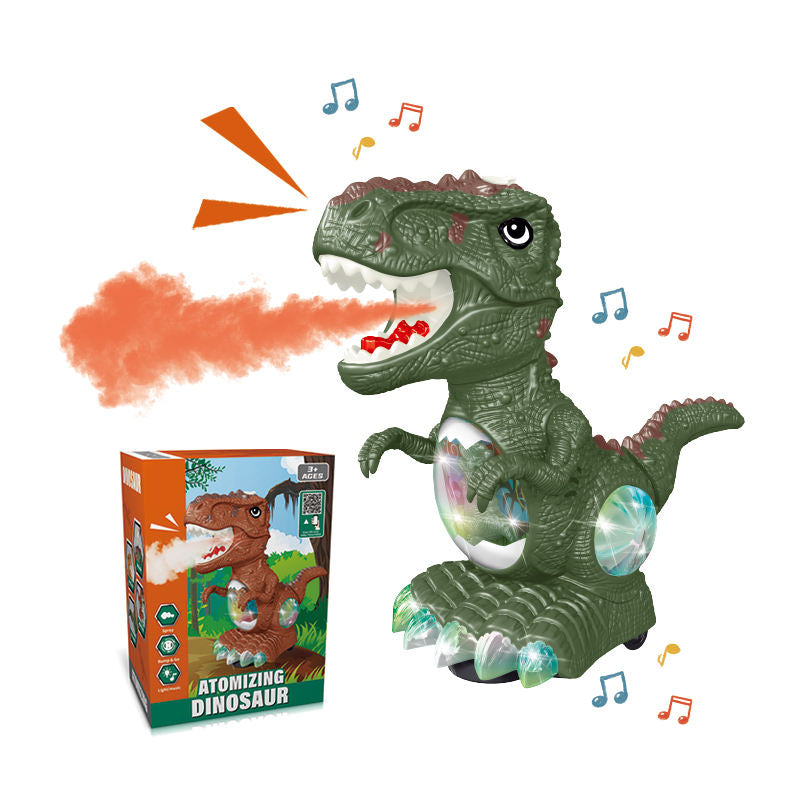 Musical Dinosaur with Atomization Spray Smoke Effect, Birthday Toy Gift