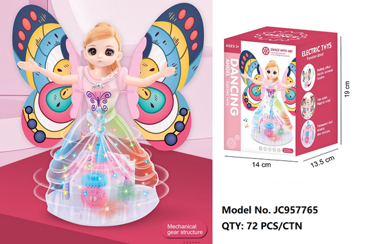 Princess Doll Children's Electric Toy Dance fairy Lights Princess Light Toys for Girls