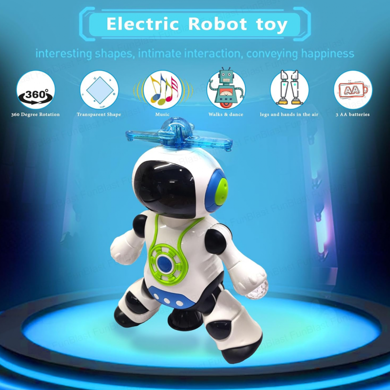 Naughty Robot Toy with Lights & Sound