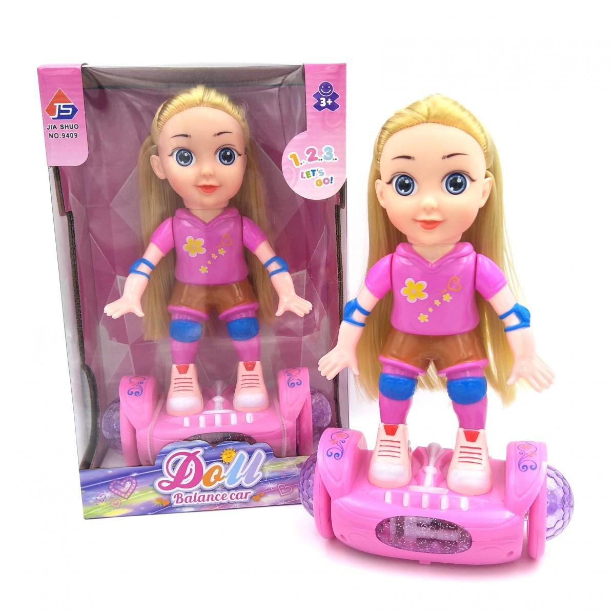Beauty Doll Toy Hoverboard Balance Toy for Girls - Gift Doll