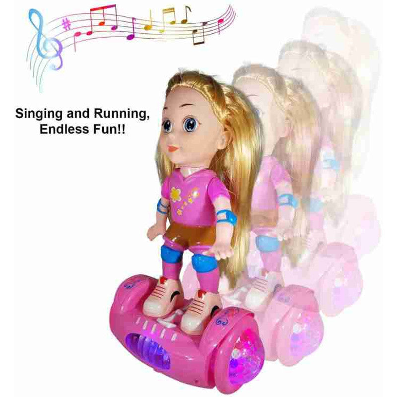 Beauty Doll Toy Hoverboard Balance Toy for Girls - Gift Doll