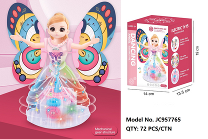 Princess Doll Children's Electric Toy Dance fairy Lights Princess Light Toys for Girls